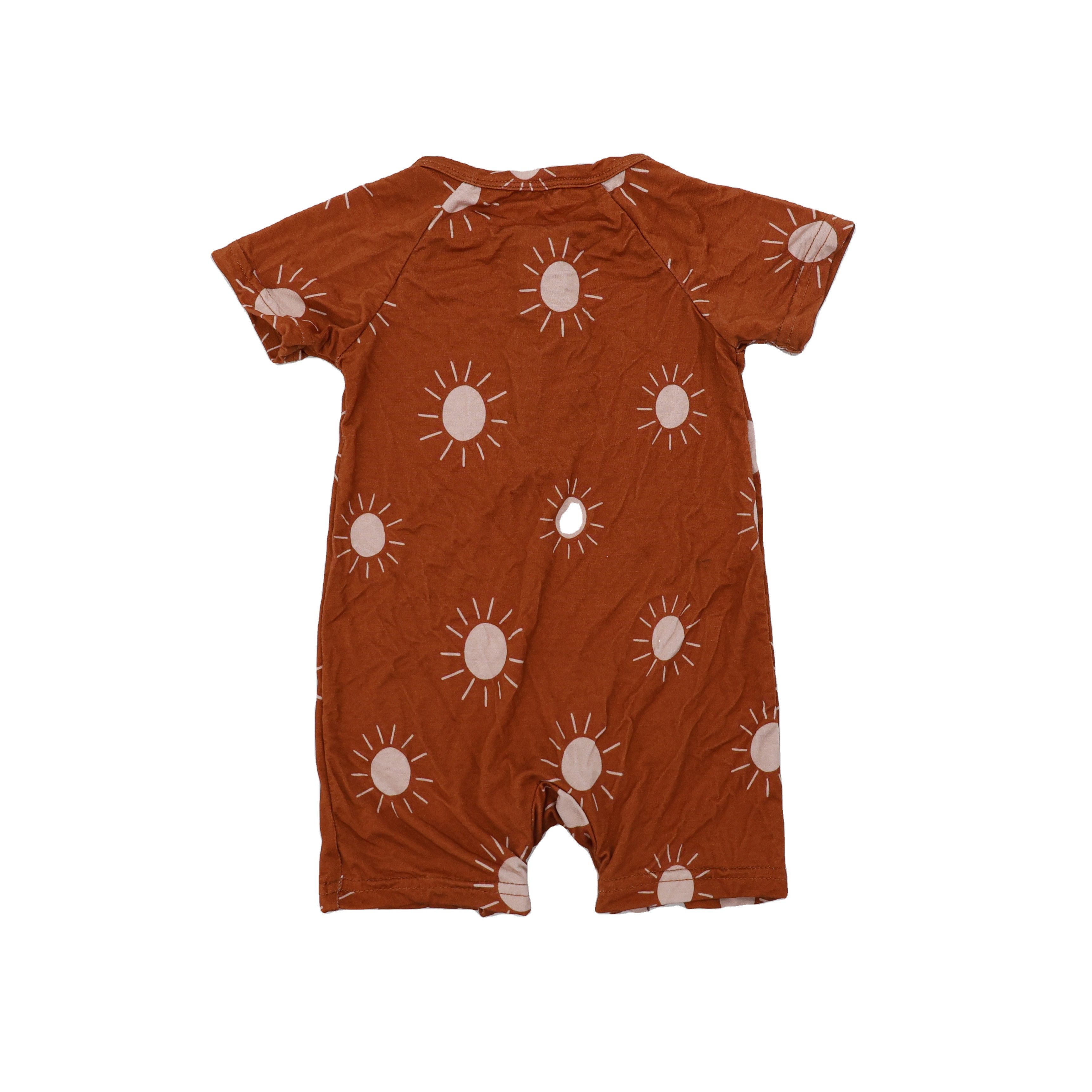 Qingli Oem Short Sleeve Bamboo Fabric Baby Sleep Zippy Romper Infant Girl Shorties Customized Clothes Baby Romper