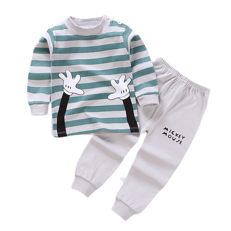 2022 autumn and winter baby clothing sets long sleeve + trousers children cartoon comfortable boy girl baby clothes sets