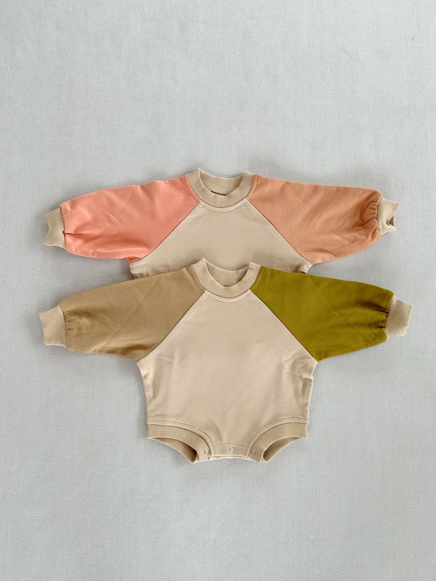 Winter Newborn Infant Clothes Baby Boy Girl Clothing Casual Pullover Jumpsuit Raglan Sleeve Bodysuit Rompers
