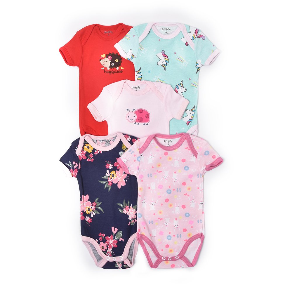 Baby romper infant clothes pajamas mixed design 5-piece set summer newborn baby romper