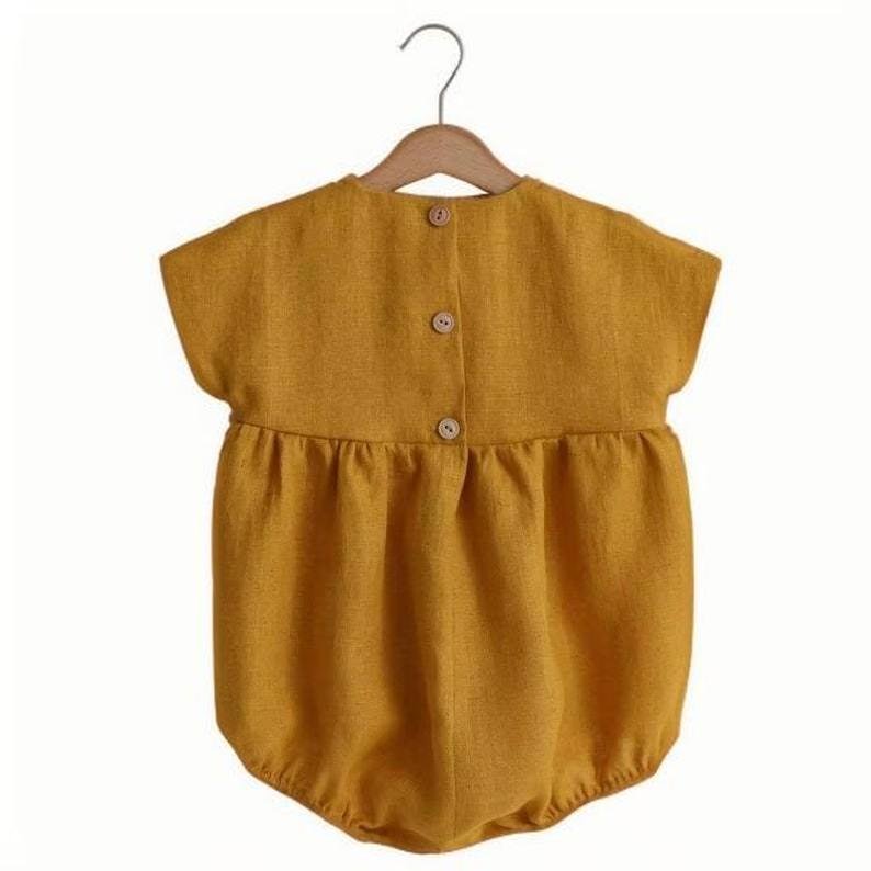 Kids Clothing Wholesale Summer Lovely Girls Baby Clothes Organic Cotton Plain Toddler Baby Rompers