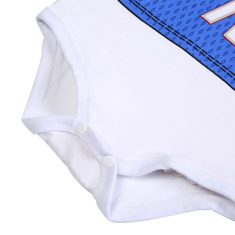 Newborn Baby Boy Rompers With Basketball Sports Star Number Short Sleeve Jumpsuit Baby Clothes For Summer
