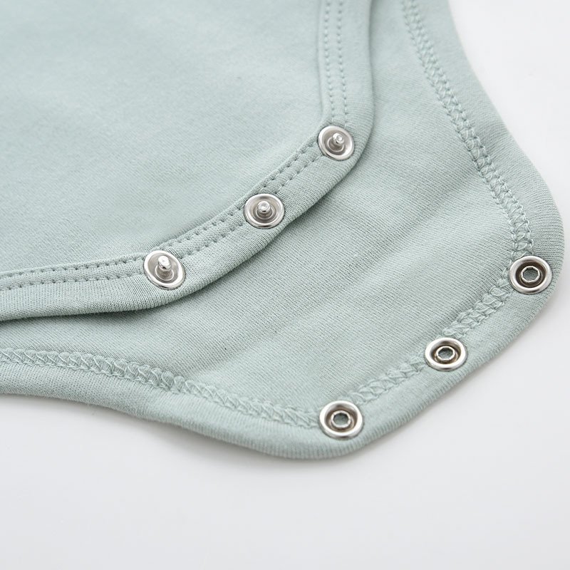 New DIY baby solid color short-sleeved triangle romper baby plain color pack fart romper baby rompers 100% cotton