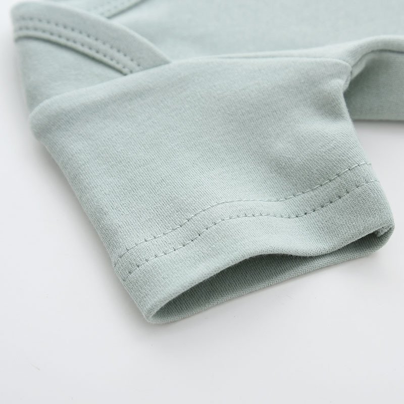 New DIY baby solid color short-sleeved triangle romper baby plain color pack fart romper baby rompers 100% cotton
