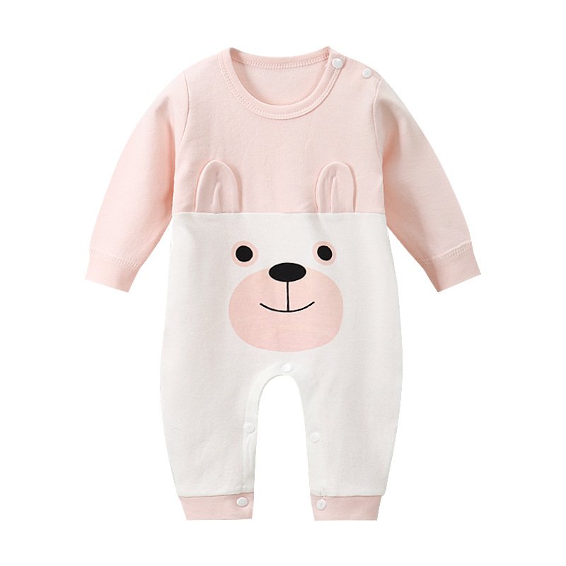 Custom Print New Born Baby Clothes Rompers Romper Clothes Long Sleeve Baby Rompers Wholesale