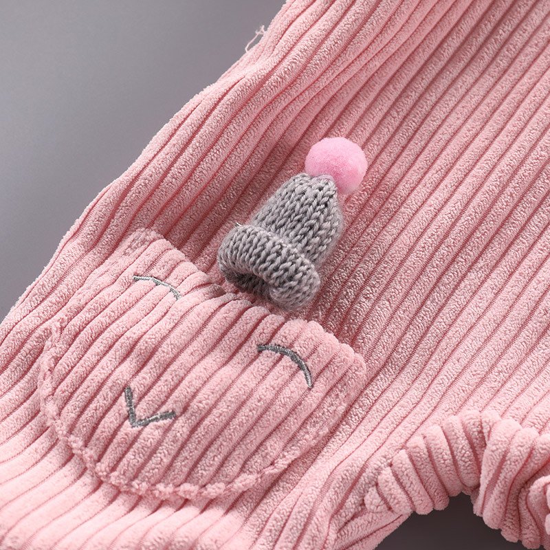Wholesale Winter Clothes Plain Baby Long Sleeve Romper Of
