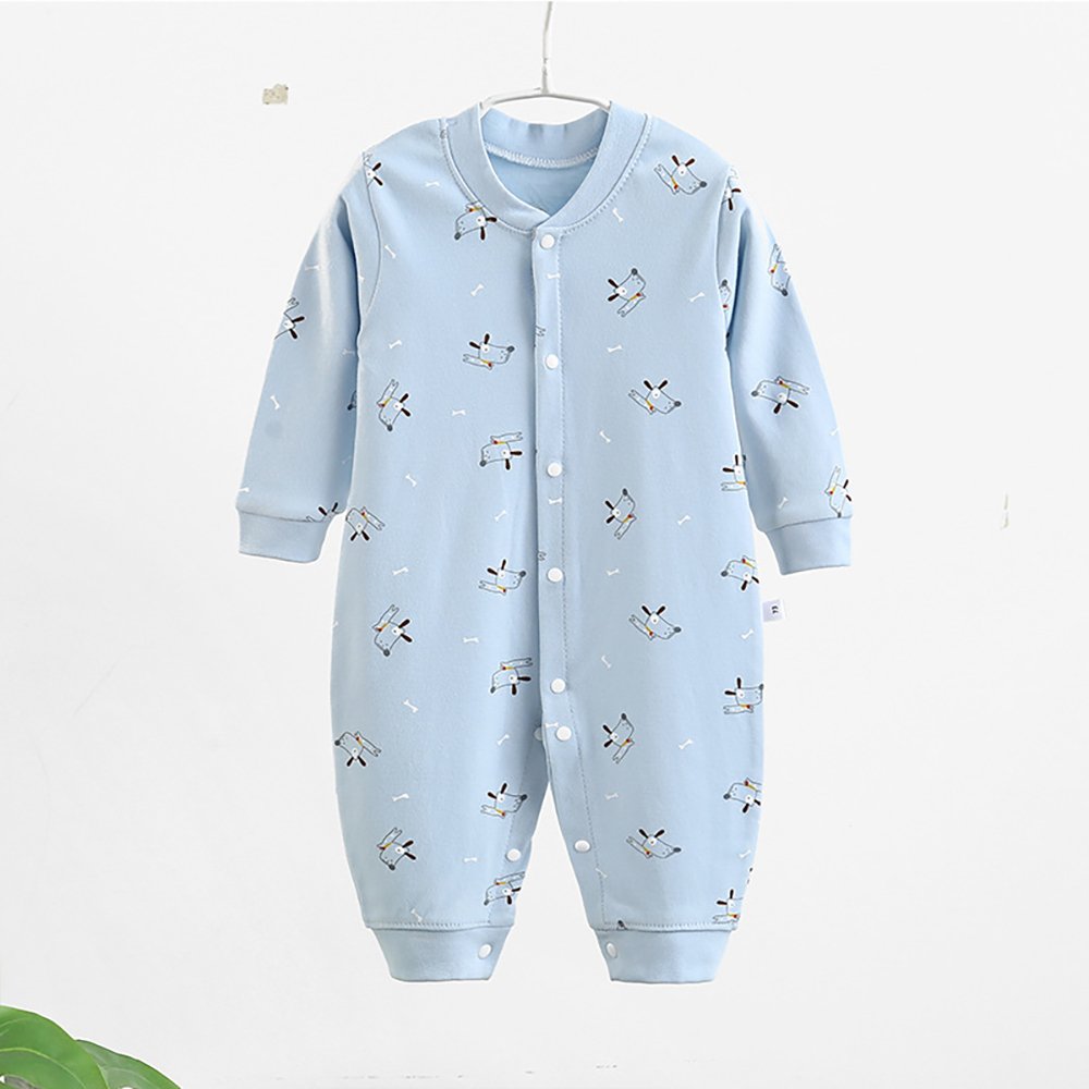 Baby clothes autumn and winter baby one-piece long-sleeved newborn clothes 0-3 years old cotton baby romper