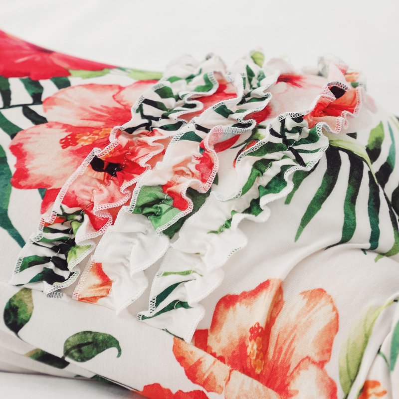 custom bamboo baby girl flower printed baby romper zipper digital printing newborn clothes ropa de bebe clothing 6983