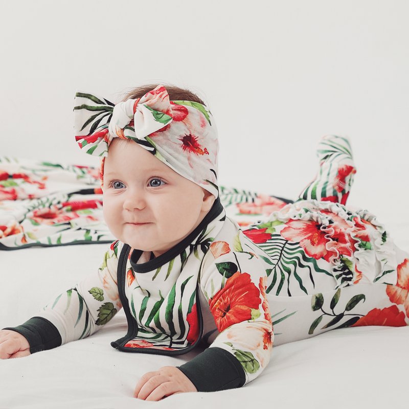 custom bamboo baby girl flower printed baby romper zipper digital printing newborn clothes ropa de bebe clothing 6983