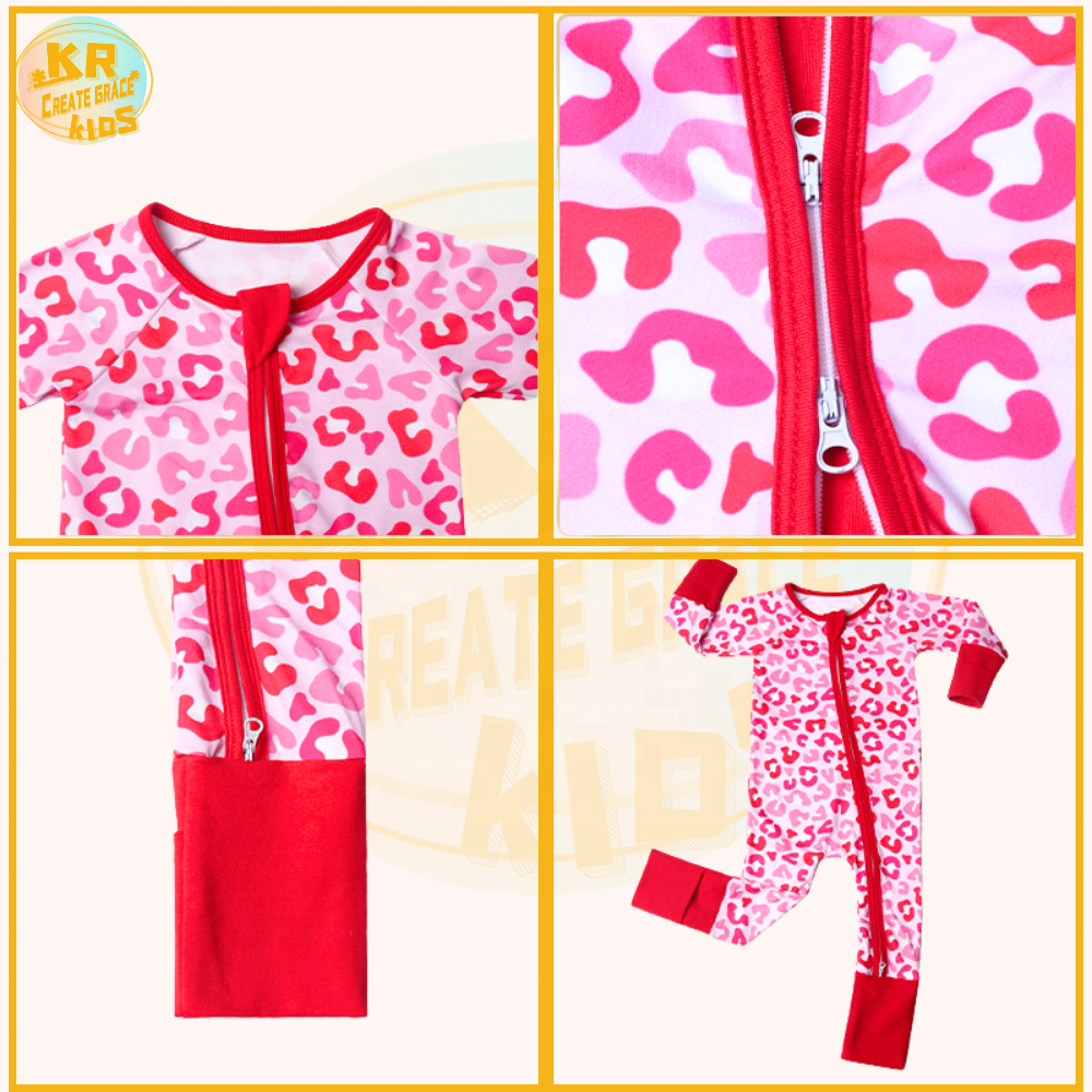KERUI Baby Clothes Custom Bamboo Knitted Newborn Baby Customized Printing Romper Infant &Toddlers Jumpsuit Babies cute Clothes
