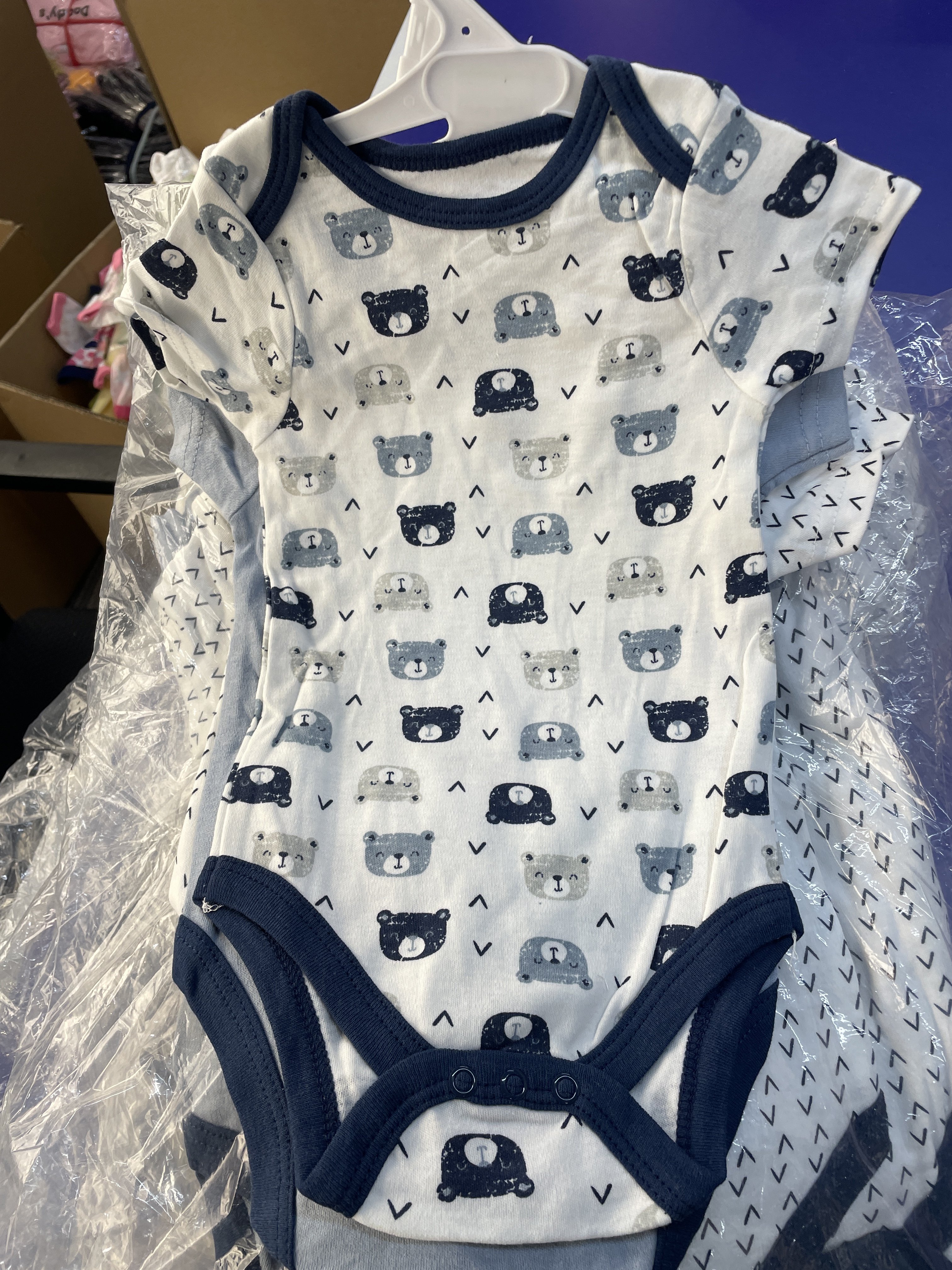 100% cotton knitted 3pk onesie new short-sleeved boy girl baby romper cotton infants bodysuits clothes clothings set random