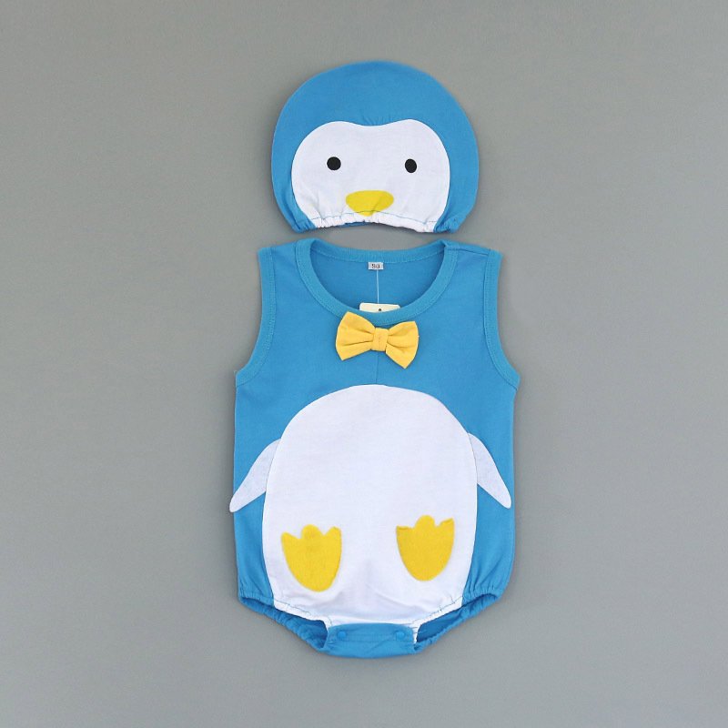 Hao Baby New Fashion 2 pcs Fruit vest + Hat Wholesale Baby Romper
