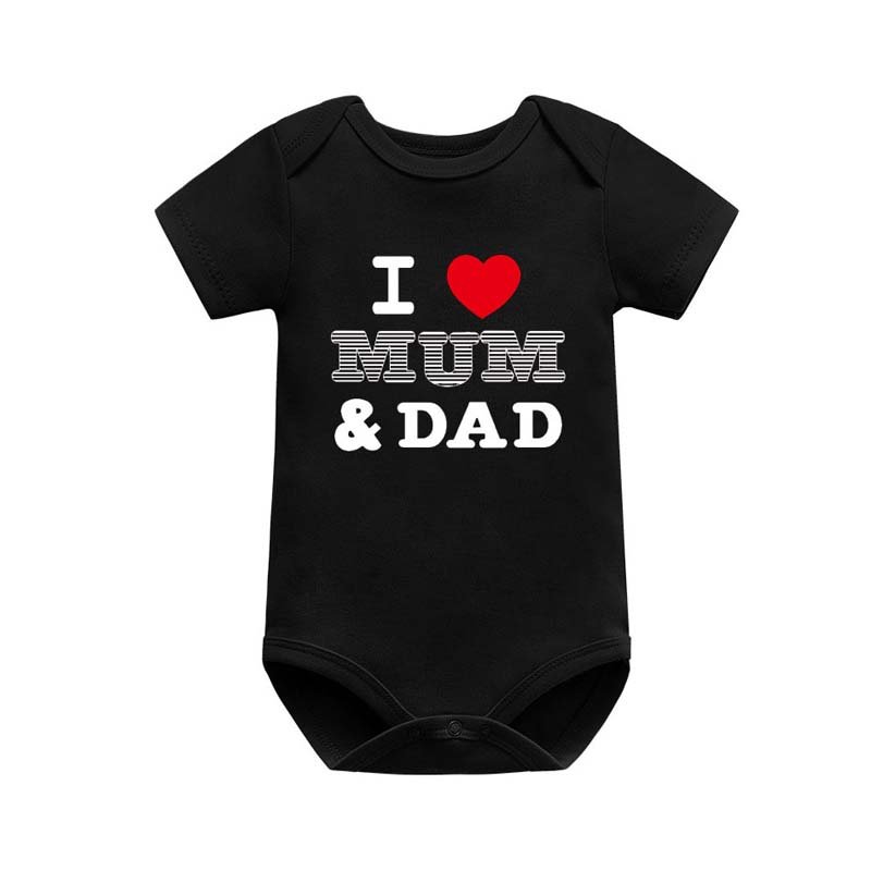The Best Selling Best 18-24Months Daddy Mommy I Love Daddy Romper For Baby SLBR-035