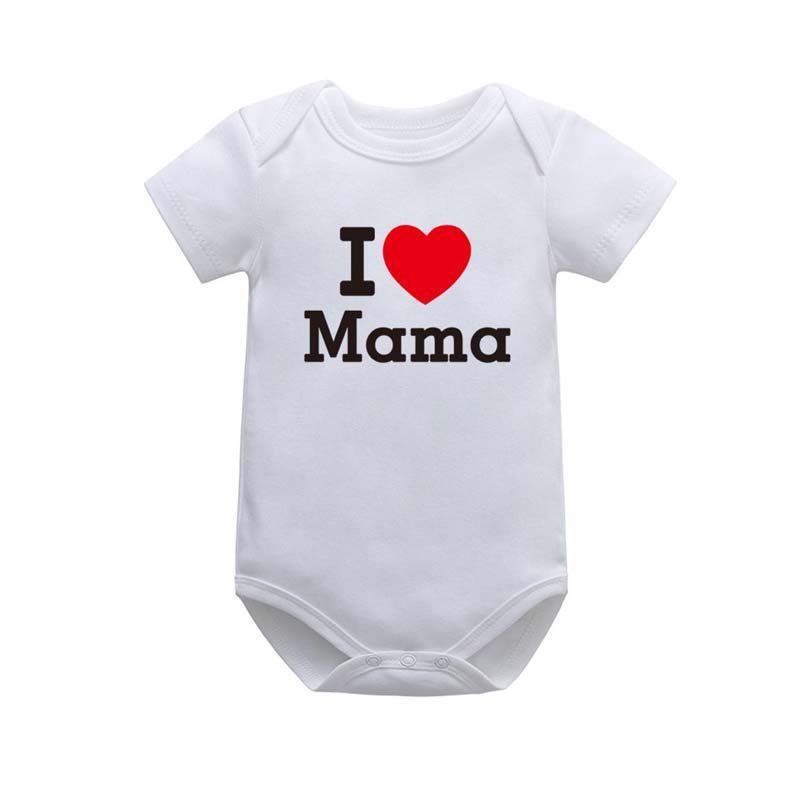 The Best Selling Best 18-24Months Daddy Mommy I Love Daddy Romper For Baby SLBR-035