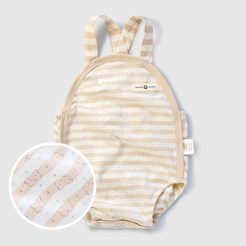 Cozy Organic Cotton Baby Bubble Romper -loose For 0-24m Sleep & Play