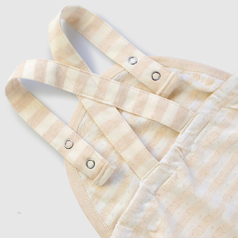 Cozy Organic Cotton Baby Bubble Romper -loose For 0-24m Sleep & Play
