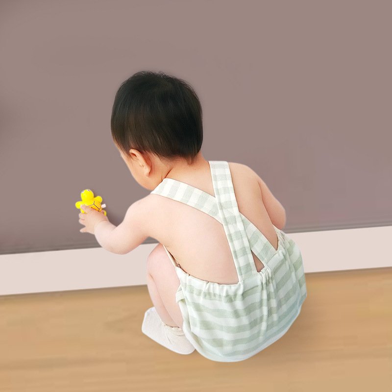 Cozy Organic Cotton Baby Bubble Romper -loose For 0-24m Sleep & Play