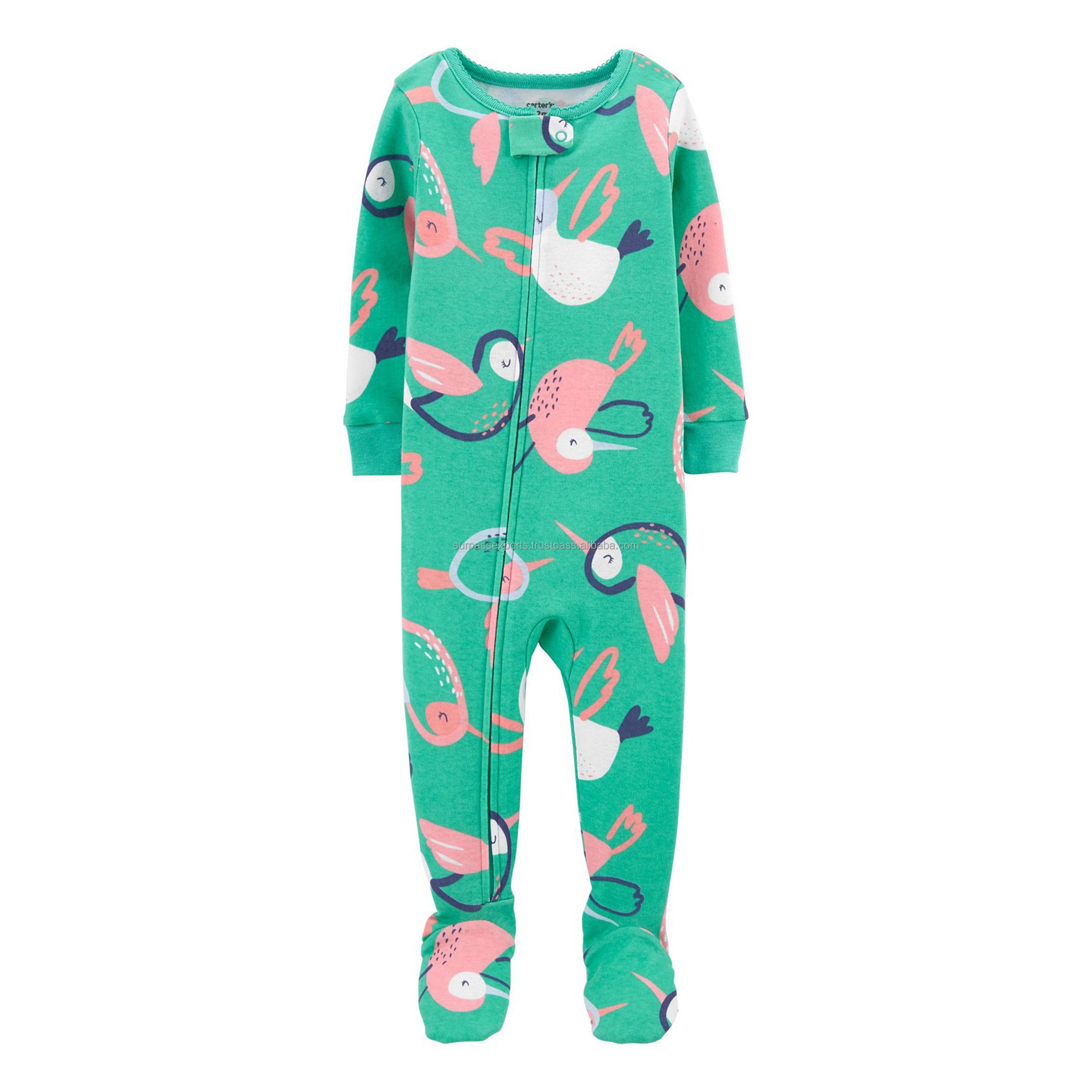 2024 New Design Bamboo Soft Baby Jumpsuit Pajamas Newborn Sleeper Boy Girl Clothes Printed Custom Baby Rompers