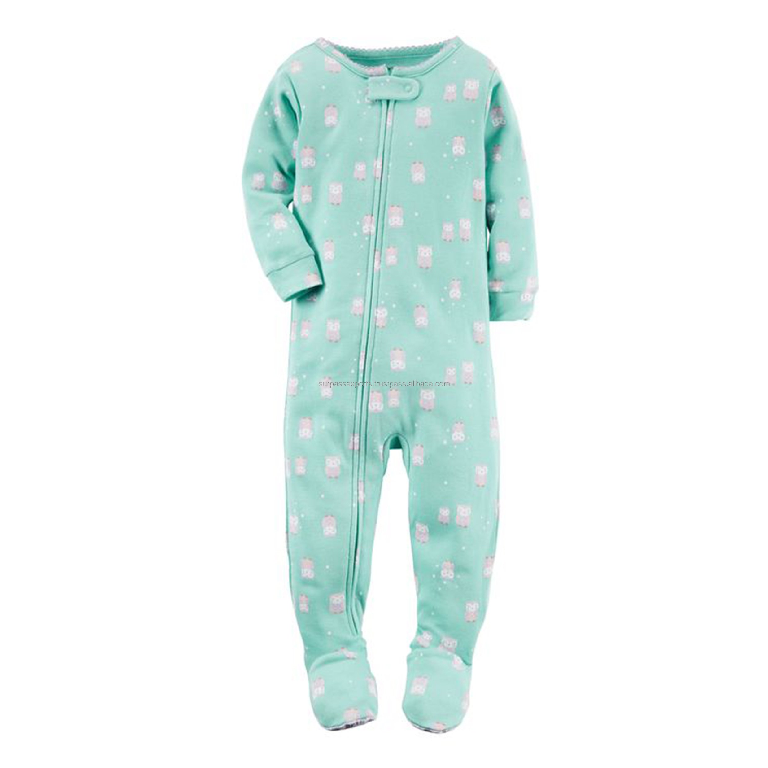 2024 New Design Bamboo Soft Baby Jumpsuit Pajamas Newborn Sleeper Boy Girl Clothes Printed Custom Baby Rompers