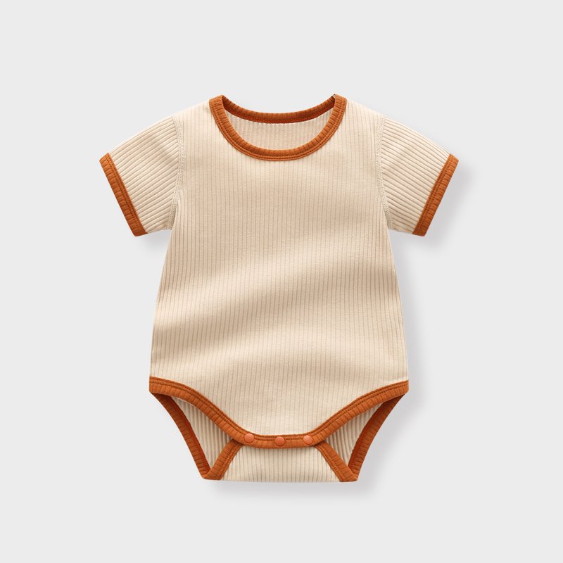 Wholesale Summer Baby Clothes Style Jumpsuit Baby 100 % Cotton Jumpsuit Newborn Short Sleeve Romper