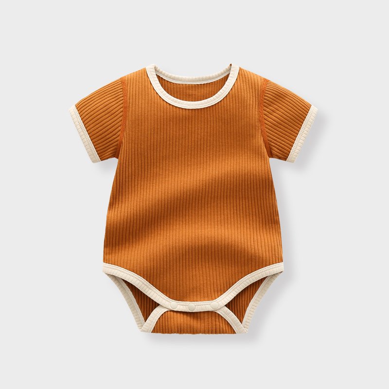 Wholesale Summer Baby Clothes Style Jumpsuit Baby 100 % Cotton Jumpsuit Newborn Short Sleeve Romper