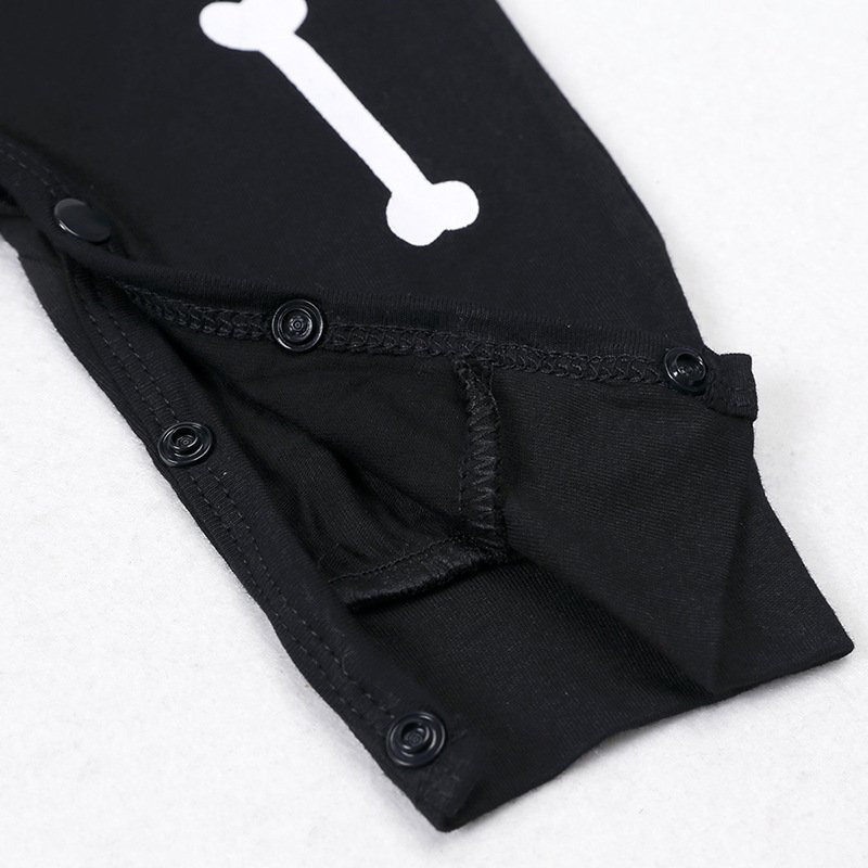 Newborn cotton baby knit romper clothes long sleeve infant bodysuits black new born clothing halloween baby clothes wholesale