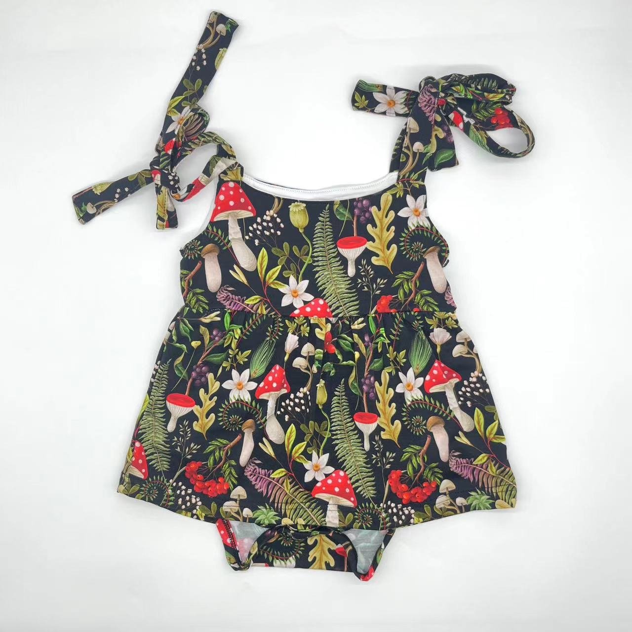 Fashionable summer Bamboo fiber custom pumpkin Halloween print unisex Baby zippy pajamas