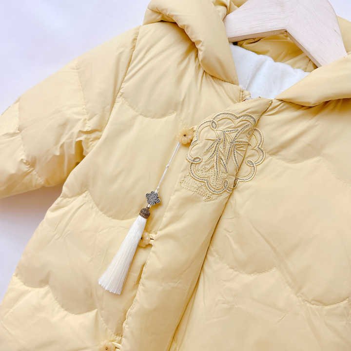 2024 Cute Winter Newborn Down Coat Clothes suit One-piece Down Jacket Baby Crawling Clothes Rompers Jumpsuit
