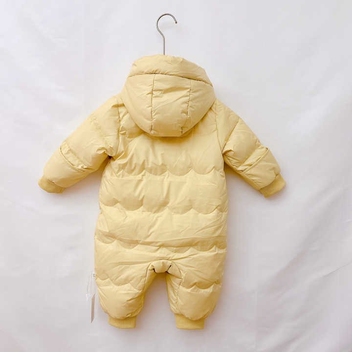 2024 Cute Winter Newborn Down Coat Clothes suit One-piece Down Jacket Baby Crawling Clothes Rompers Jumpsuit