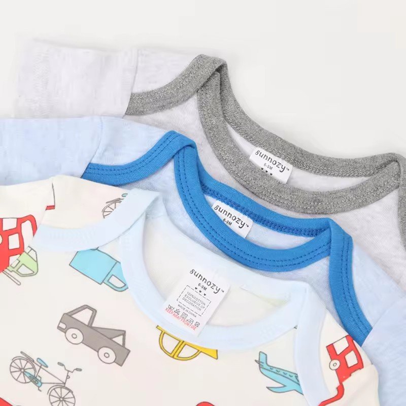 Wholesale Newborn Infant Toddler Clothing High Quality 100% Cotton Short Sleeve Thick Baby Rompers