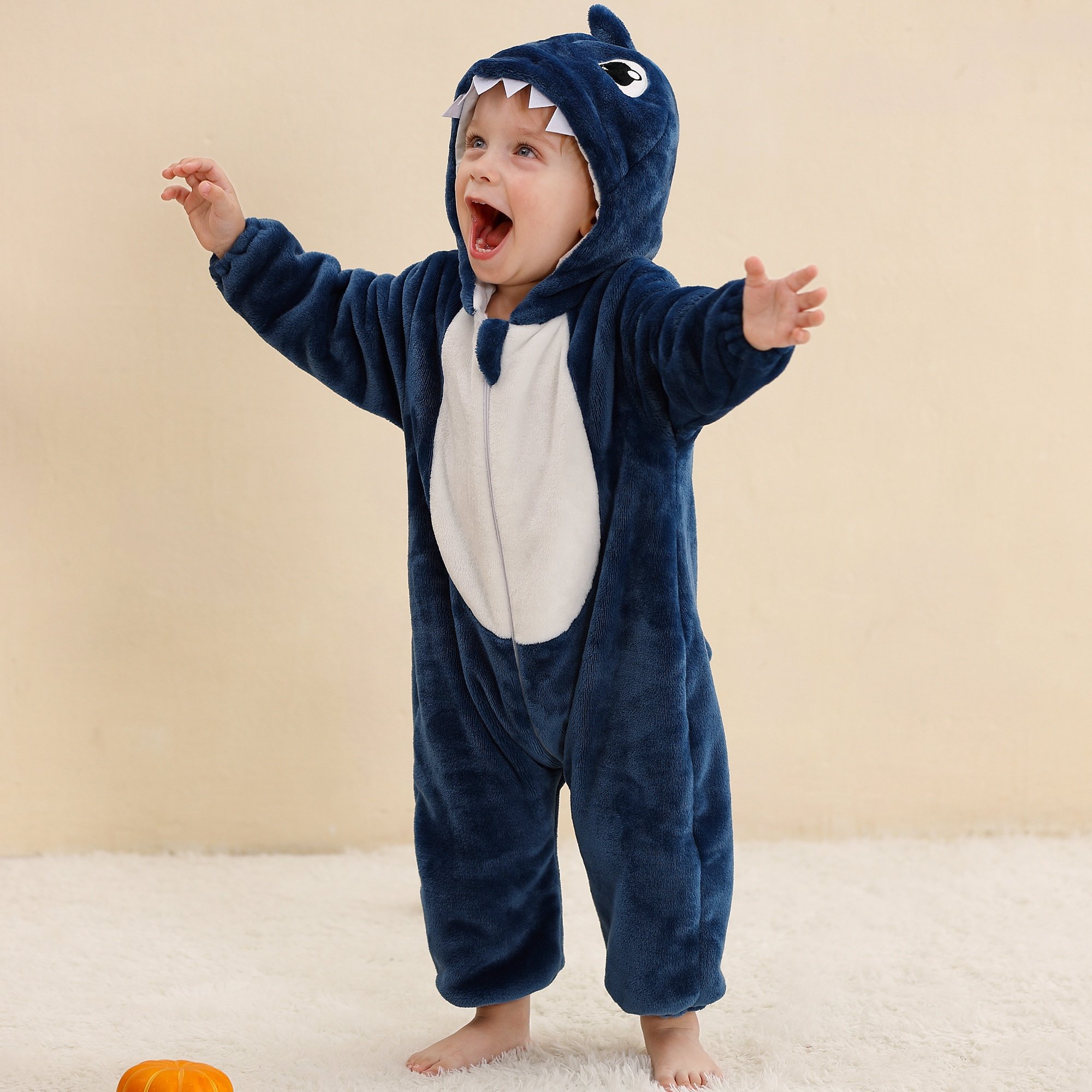 Michley Factory Price 0-36M Long Sleeve Baby Animal Romper With Zipper Autumn boys Baby Romper