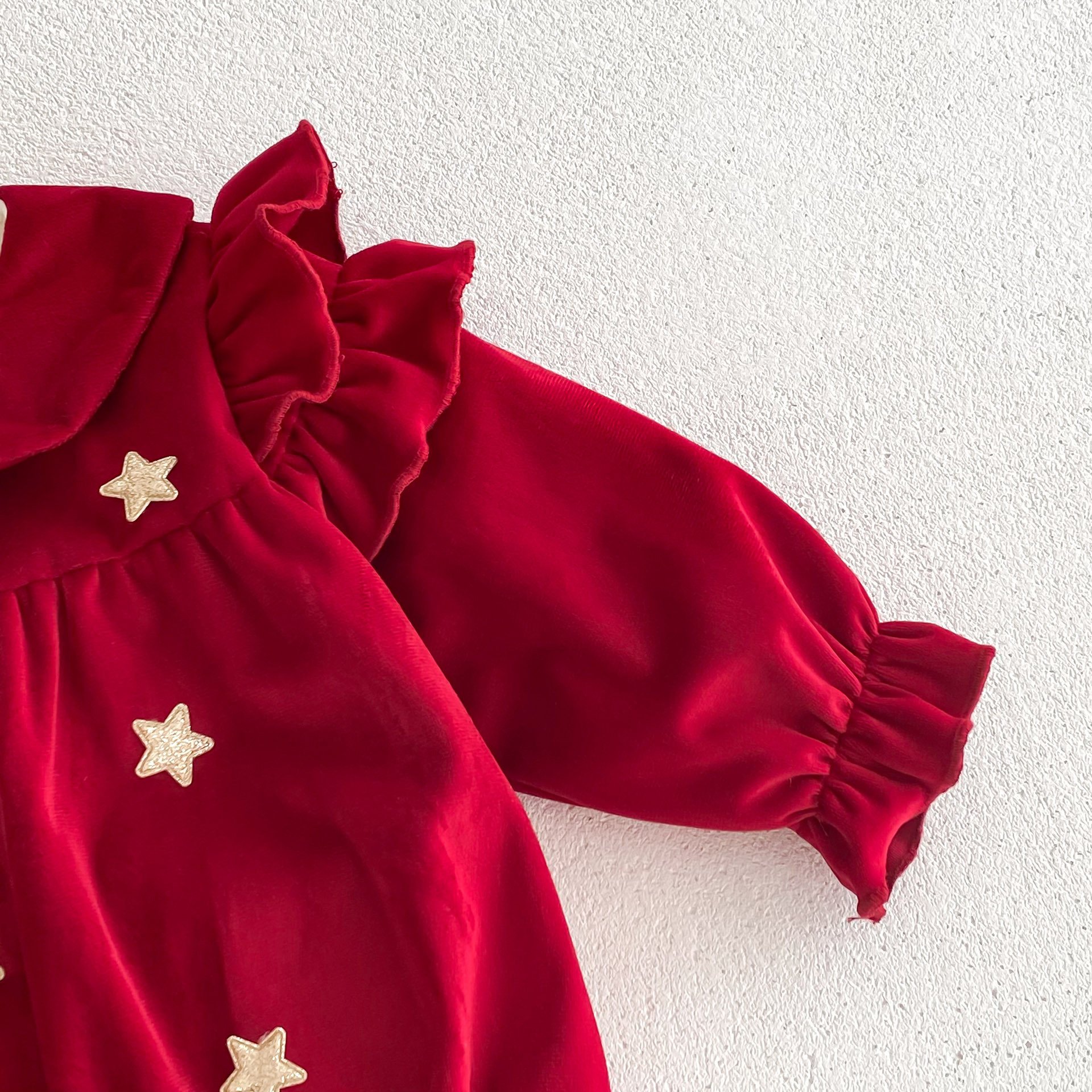 Baby Cute Bodysuit Autumn One-Year-Old Dress Baby Girl Festival Baby Princess Romper