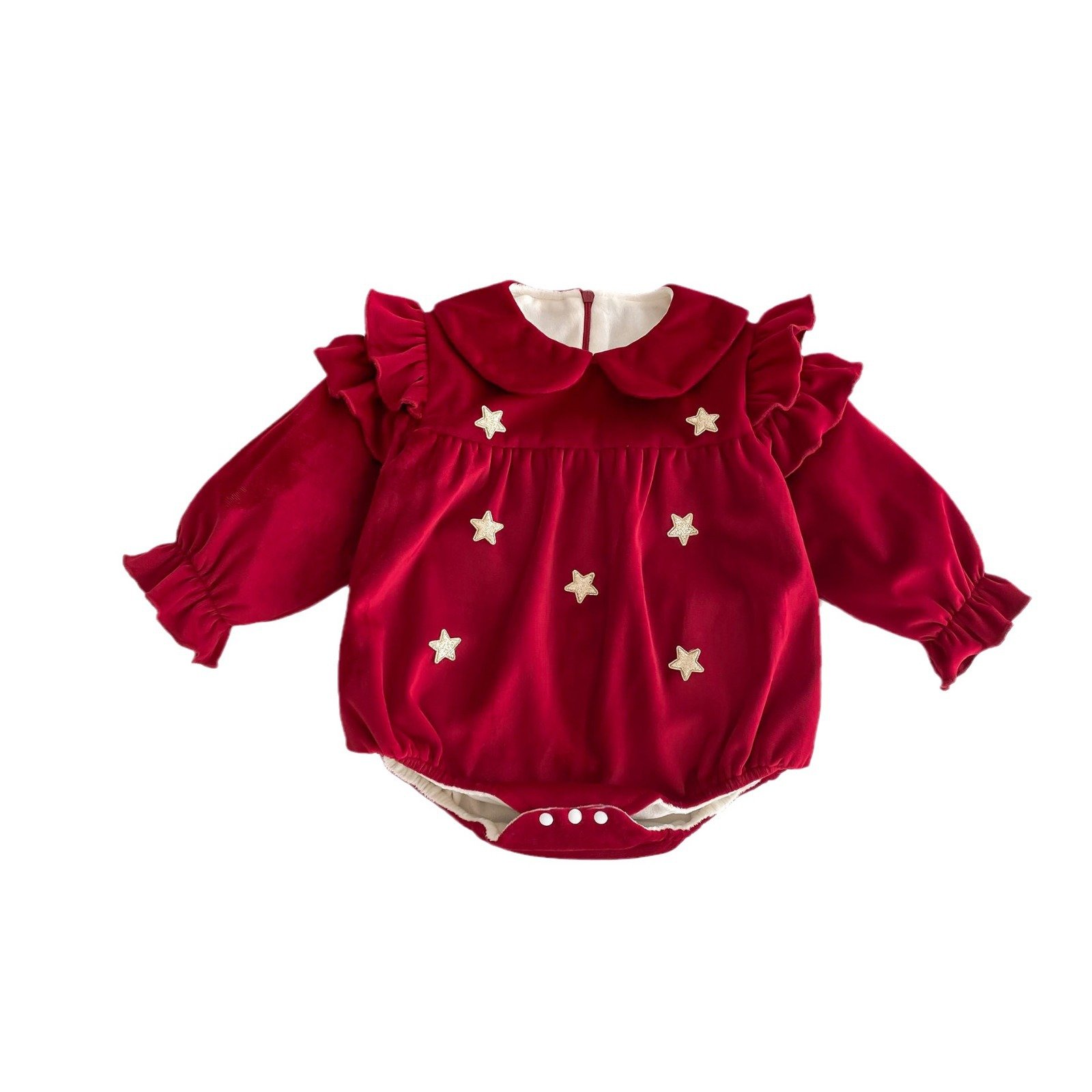 Baby Cute Bodysuit Autumn One-Year-Old Dress Baby Girl Festival Baby Princess Romper