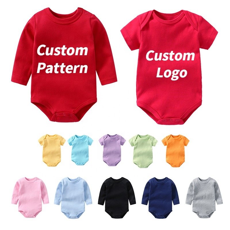 Wholesale custom high quality lace up turtleneck custom embroidery warm winter baby girls' rompers breathable thin bodysuits