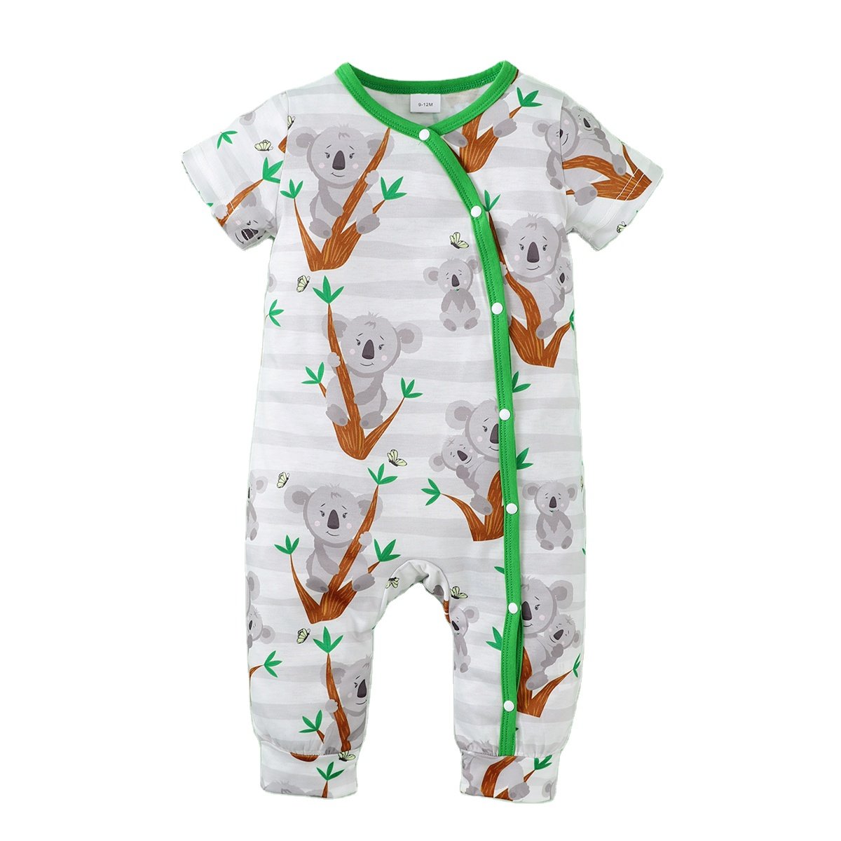 China High Quality Infant Clothes Supplier Overall Printing Cotton Bodysuit Newborn Short Sleeve Onesie Baby Rompers