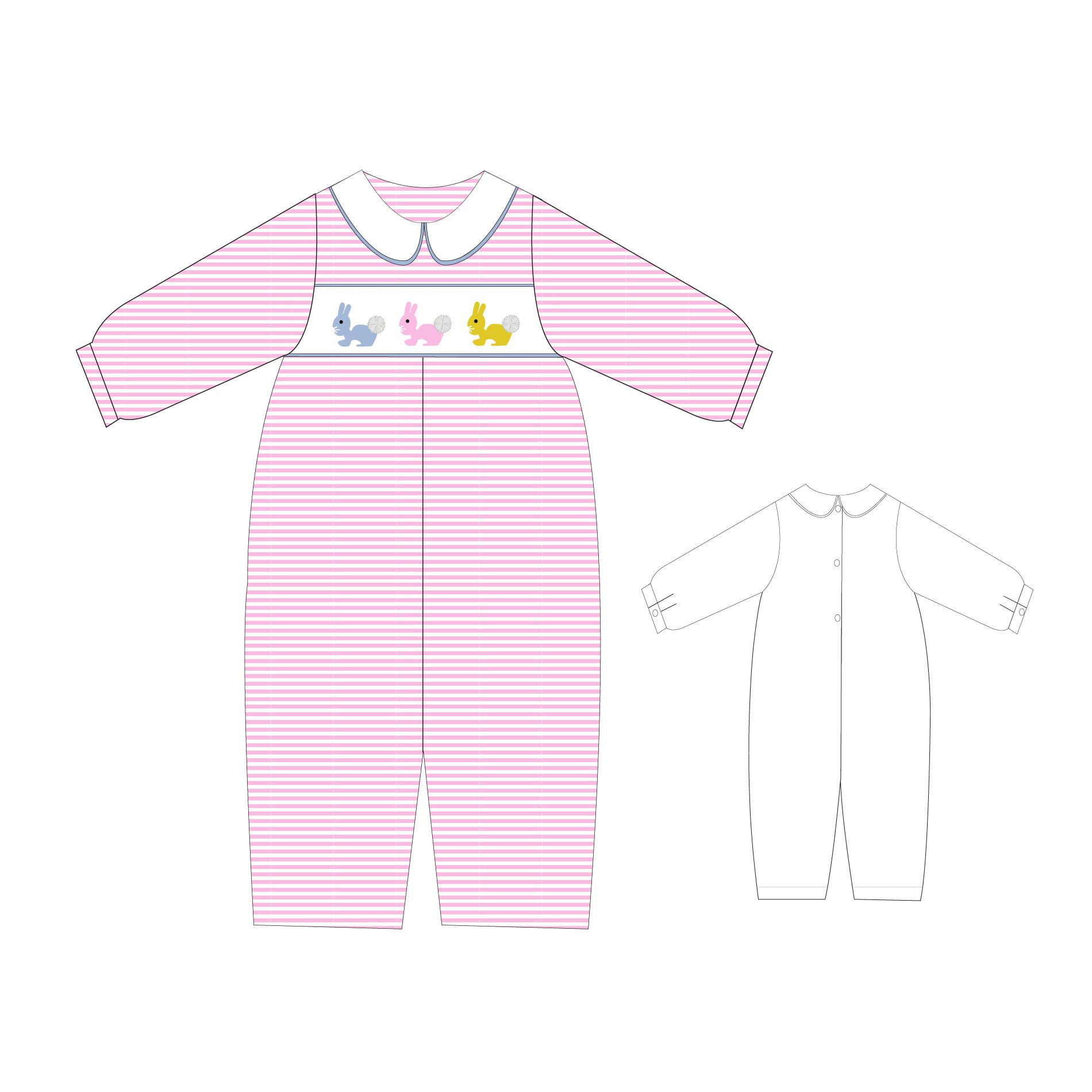 Yihui 100% cotton comforter organic cotton baby rompers wholesale ODM for little girl baby clothing romper