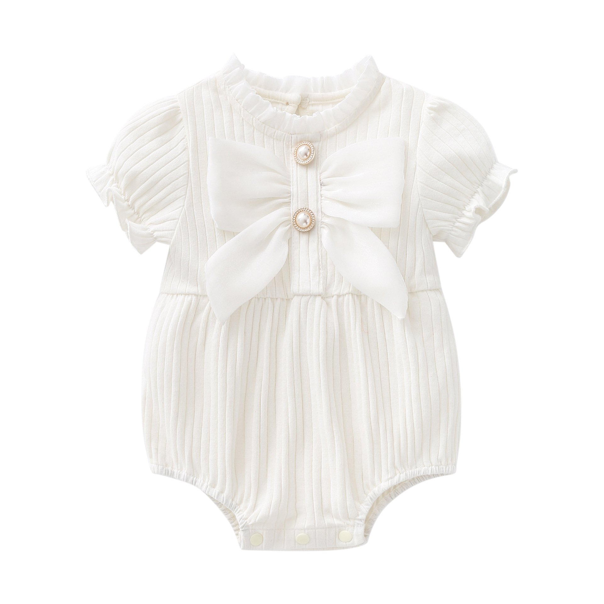 Trend Gadget's Funny Cute Sweet One Two Three Donut Print Romper Baby Luxury Style 0-24 Months Spring Winter Seasons SLBR-021