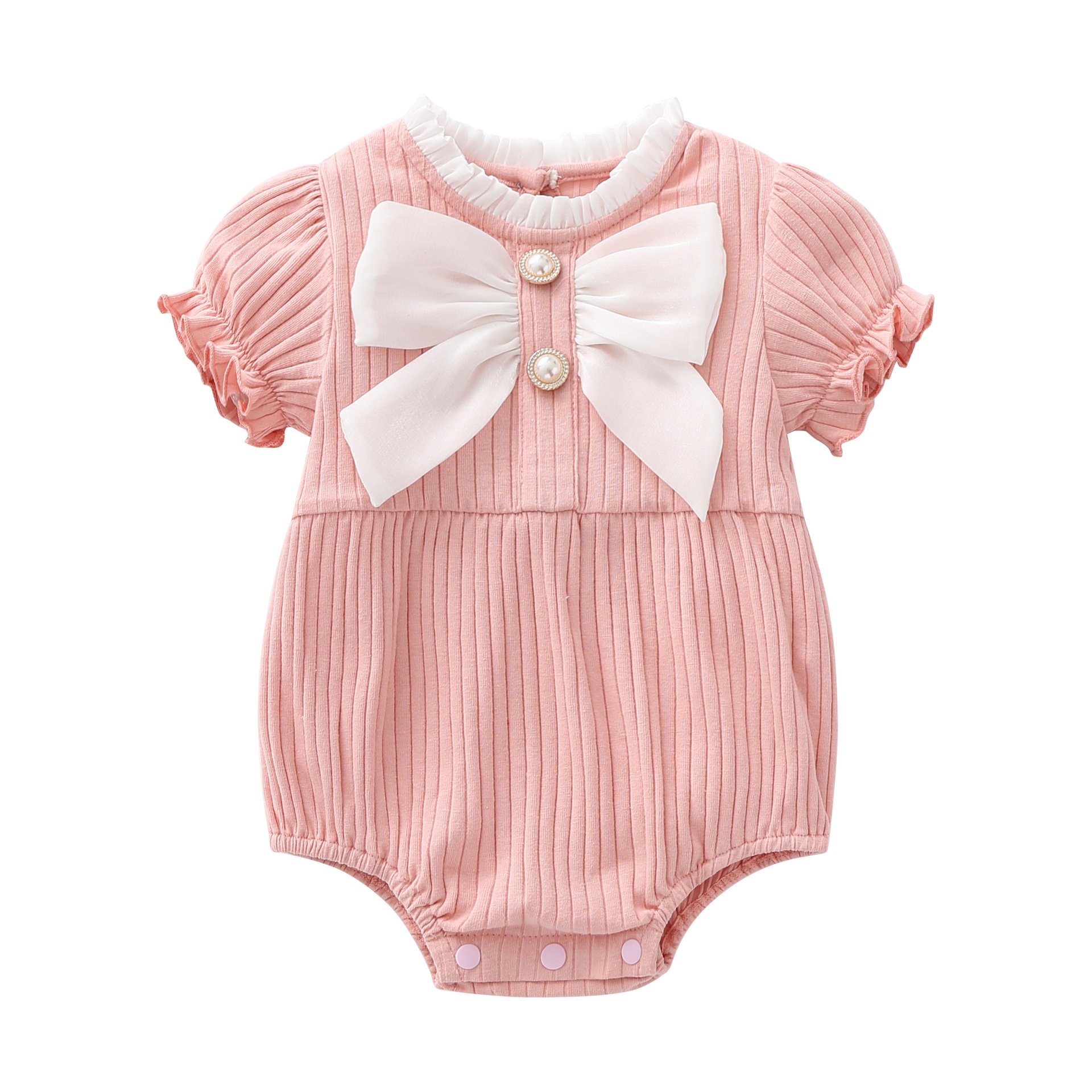 Trend Gadget's Funny Cute Sweet One Two Three Donut Print Romper Baby Luxury Style 0-24 Months Spring Winter Seasons SLBR-021