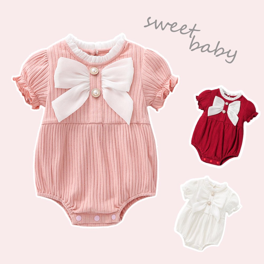 Trend Gadget's Funny Cute Sweet One Two Three Donut Print Romper Baby Luxury Style 0-24 Months Spring Winter Seasons SLBR-021