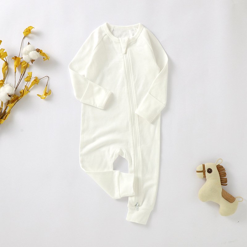 Baby romper Crawler GOTS organic cotton children's Long crawler Spring and Autumn baby romper with long sleeves