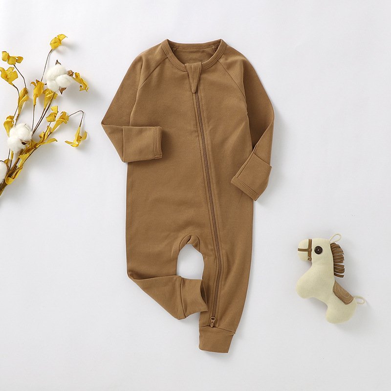 Baby romper Crawler GOTS organic cotton children's Long crawler Spring and Autumn baby romper with long sleeves