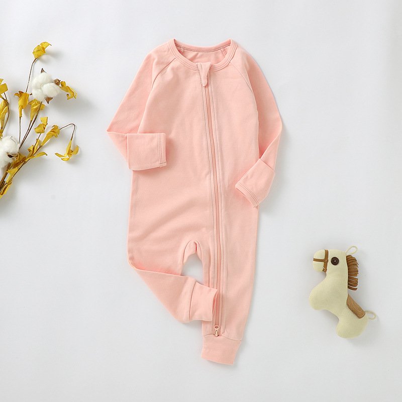 Baby romper Crawler GOTS organic cotton children's Long crawler Spring and Autumn baby romper with long sleeves