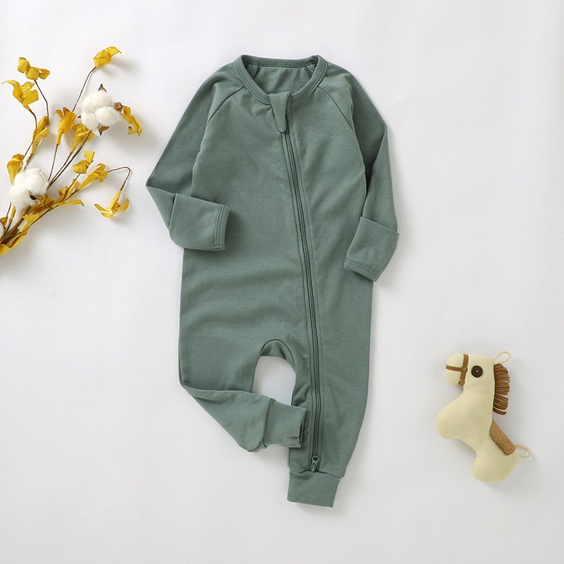 Baby romper Crawler GOTS organic cotton children's Long crawler Spring and Autumn baby romper with long sleeves