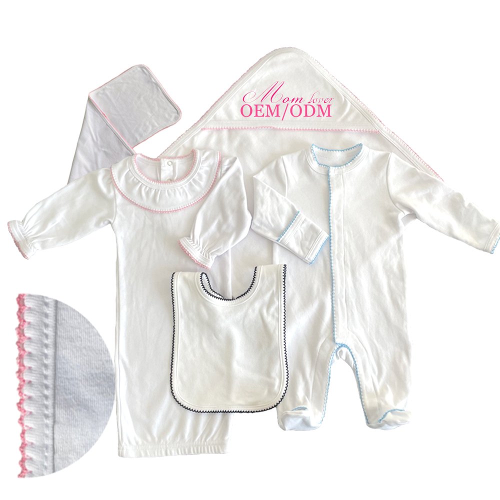 long sleeve baby onesie Infant 0-3m unisex kimono baby romper white blank 100% Cotton Baby Rompers
