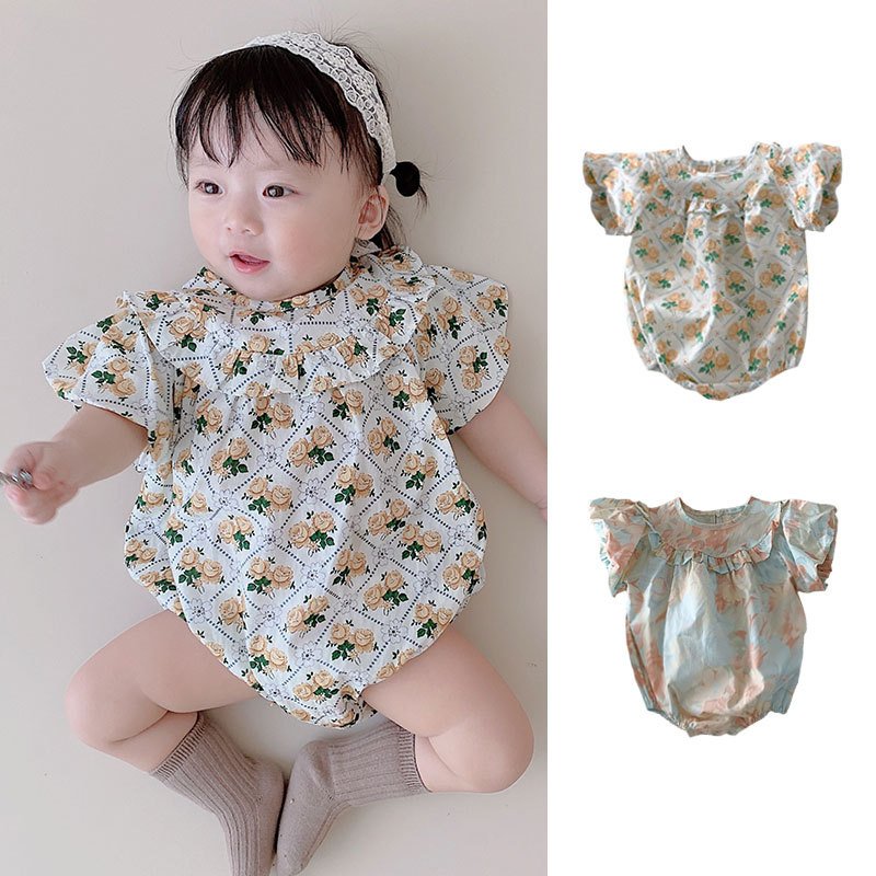 Baby Girls onesies knitted baby romper organic jumpsuit knit baby romper