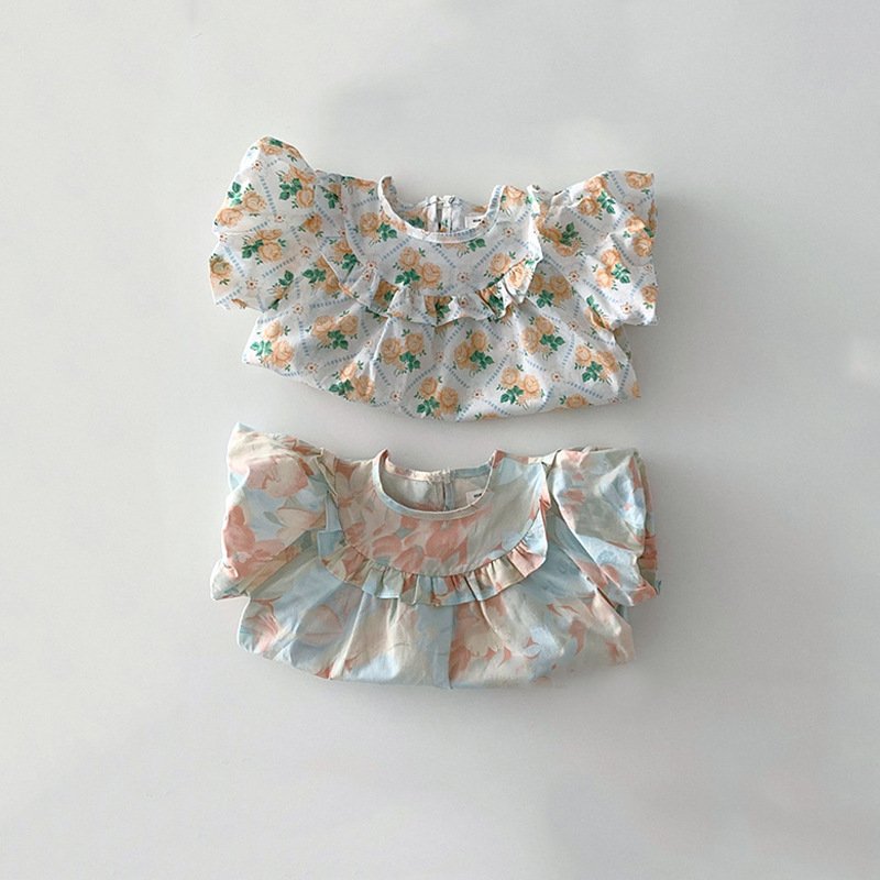 Baby Girls onesies knitted baby romper organic jumpsuit knit baby romper