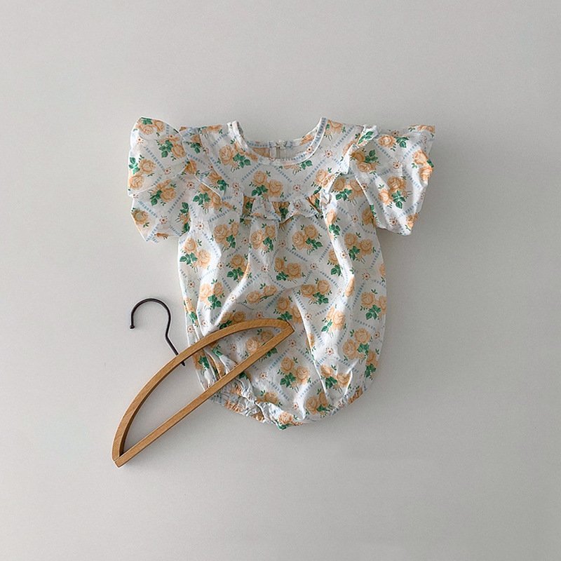 Baby Girls onesies knitted baby romper organic jumpsuit knit baby romper