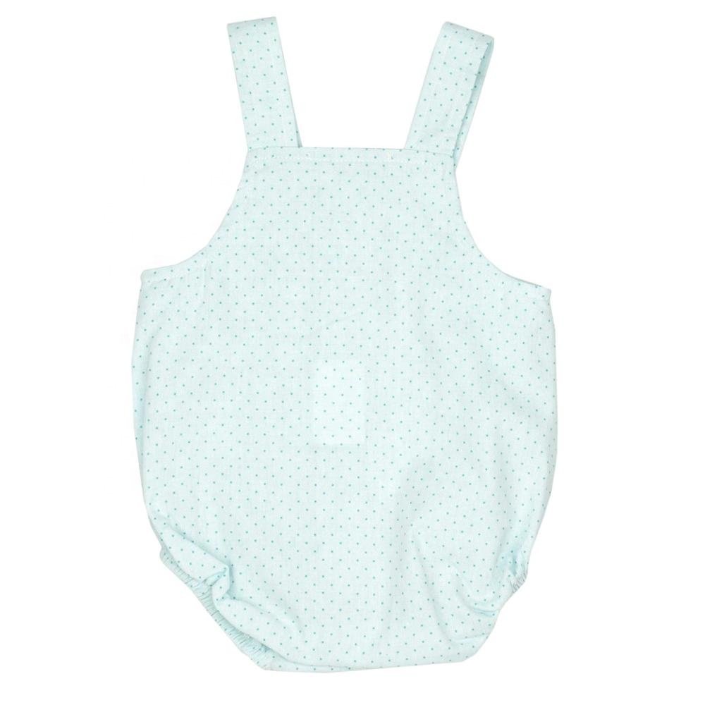 Organic Cotton Sleeveless Bodysuit Romper for NewBorn Baby Girl Autumn INS Style Onesie Printing Stripe 0-3 Months Age Wholesale