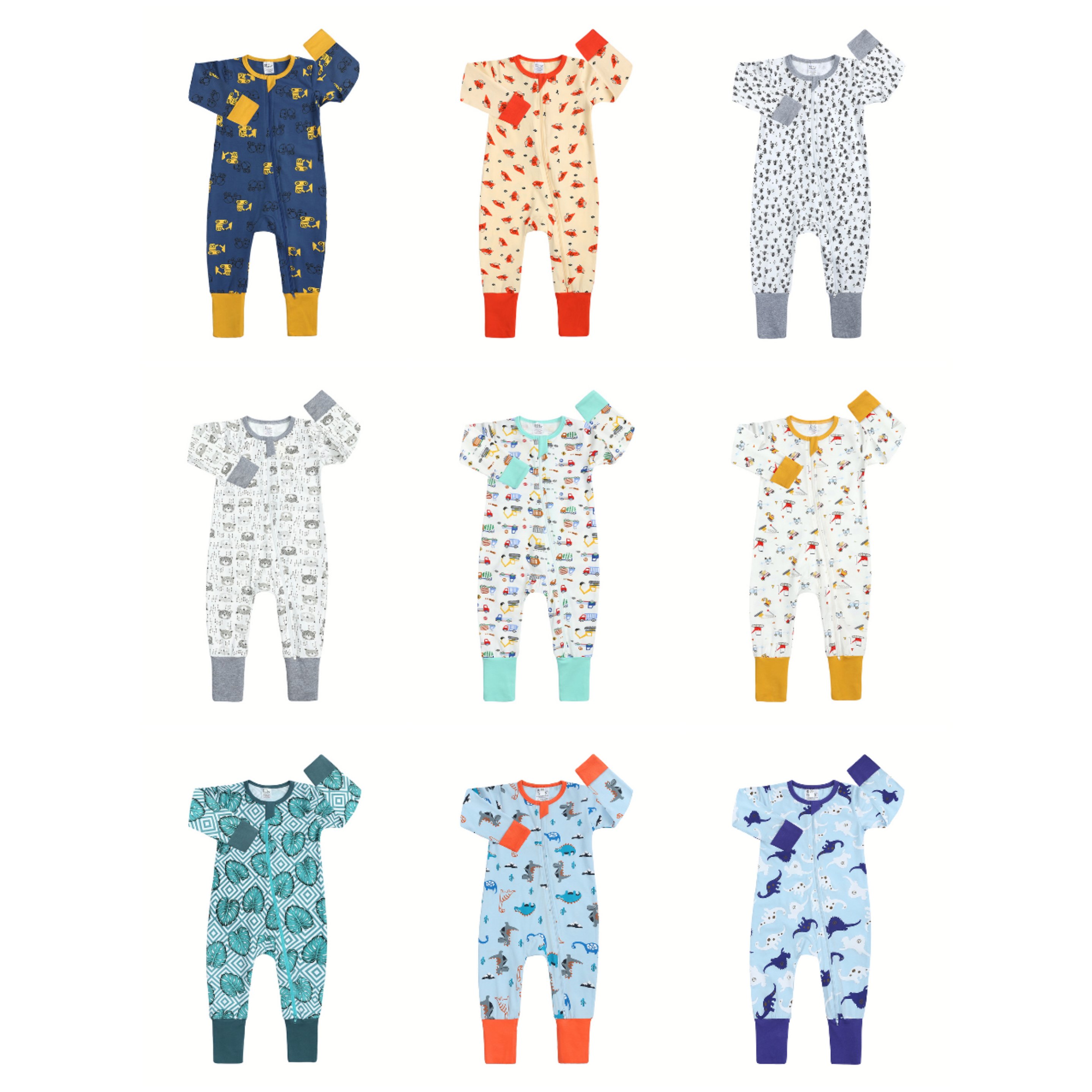 Custom newborn baby rompers toddler baby clothes wholesale jumpsuit cotton toddler boys girls clothing