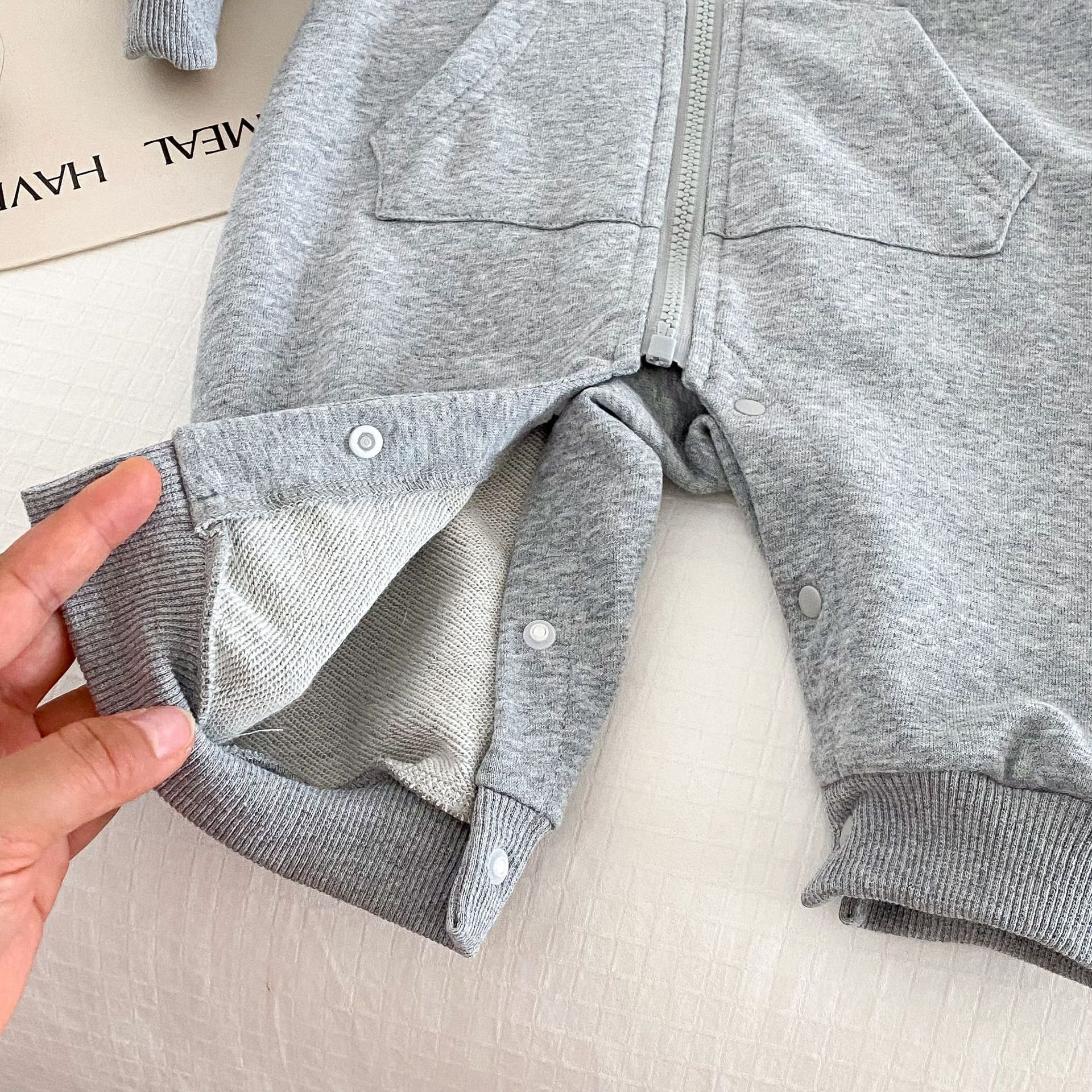 Baby Fashion Clothes Autumn Cute Alphabet Embroidery Korean Fashion Children's Clothes Baby Rompers